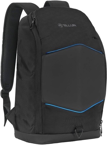 Tellur 15.6 Notebook Backpack Illuminated Strip, USB port, black image 2