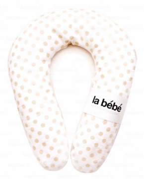 La Bebe™ Nursing La Bebe™ Snug Cotton Nursing Maternity Pillow Eco Dots Art.90957 Подковка для сна/кормления малыша Mit.20x70см