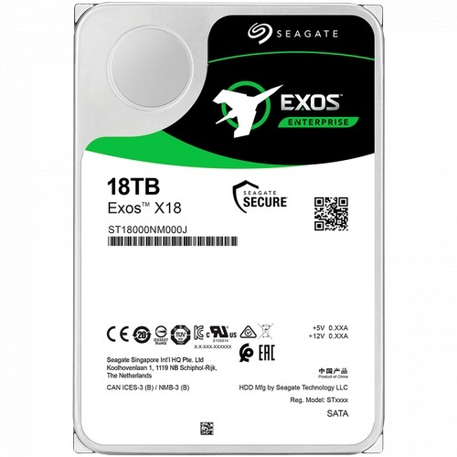 SEAGATE HDD Server Exos X18 512E/4kn ( 3.5'/ 18TB/ SATA 6Gb/s / 7200rpm) image 1