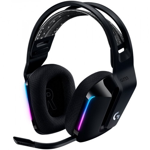 LOGITECH G733 LIGHTSPEED Wireless RGB Gaming Headset - BLACK - 2.4GHZ - EMEA image 1