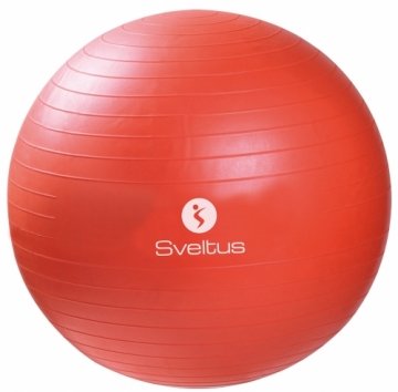 Gym ball SVELTUS Anti burst 55 cm, orange + box