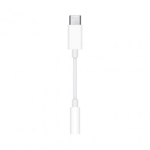 Apple  Headphone Jack USB-C to 3,5mm  Model MU7E2ZM/A  White image 1