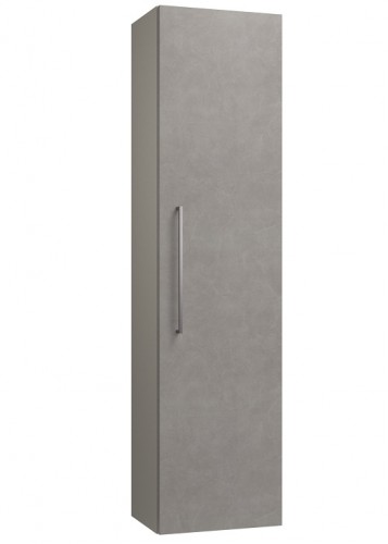 TALL UNIT WITH ACCESSORIES PANEL Raguvos Baldai JOY 35 CM concrete/taupe, glossy chrome 12301214 image 1