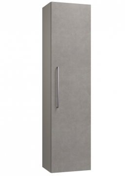 TALL UNIT WITH ACCESSORIES PANEL Raguvos Baldai JOY 35 CM concrete/taupe, glossy chrome 12301214