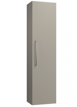 TALL UNIT WITH ACCESSORIES PANEL Raguvos Baldai JOY 35 CM taupe, glossy chrome 12301213