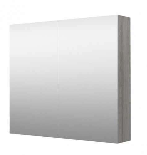 Шкафчик с зеркальными дверцами Raguvos Baldai SCANDIC 80 CM grey ash 1500503 image 1