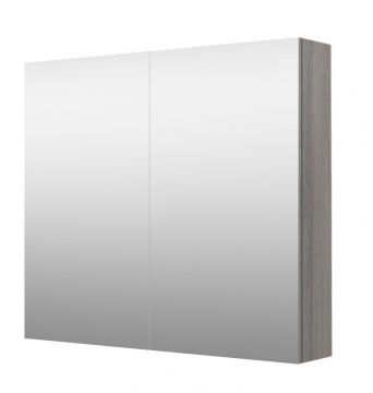 Vannas istabas spoguļskapītis Raguvos Baldai SCANDIC 80 CM grey ash 1500503