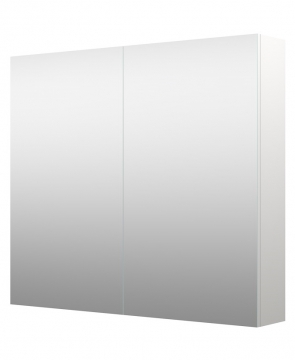 Шкафчик с зеркальными дверцами Raguvos Baldai MILANO 80 CM matt white 1900512
