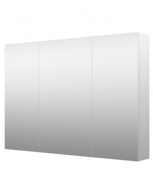 Шкафчик с зеркальными дверцами Raguvos Baldai MILANO 100 CM matt white 1900712