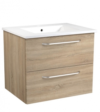 Basin unit with washbasin Raguvos Baldai LUNA 61.5 CM grey oak 18113310