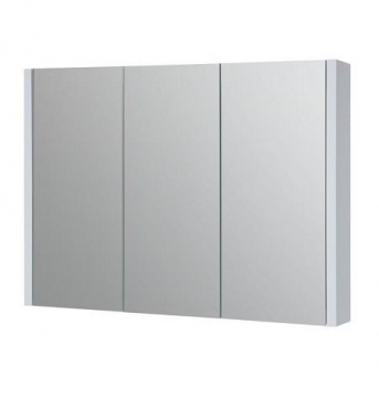 Шкафчик с зеркальными дверцами Raguvos Baldai LUNA, SERENA 90 CM glossy white 1400611