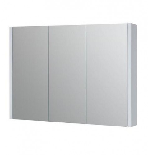 Шкафчик с зеркальными дверцами Raguvos Baldai LUNA, SERENA 110 CM glossy white 1400811 image 1
