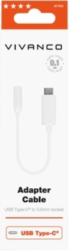 Vivanco adapter USB-C- 3,5mm 10cm (61764)