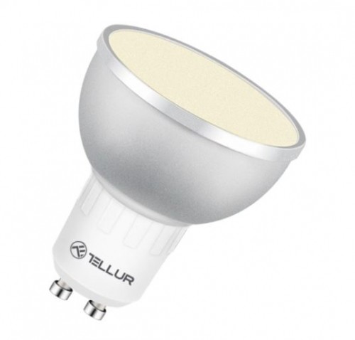 Tellur WiFi LED Smart Bulb GU10, 5W, white/warm/RGB, dimmer image 4