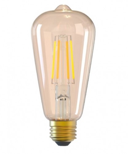 Tellur WiFi Filament Smart Bulb E27, amber, white/warm, dimmer image 1
