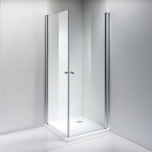 Dušas stūris Vento Napoli 90*90*195 kvadrāts, stikls 6mm Easy Clean, bez paliktņa image 1