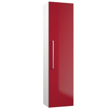 TALL UNIT WITH ACCESSORIES PANEL Raguvos Baldai ALLEGRO 35 CM glossy red/white 1130209