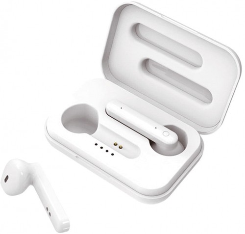 Platinet earphones Sport + charging station PM1040 Aura, white image 1