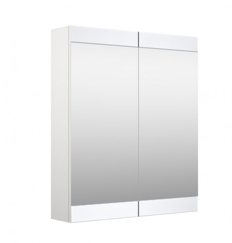 Vannas istabas spoguļskapītis Raguvos Baldai SERENA RETRO 60 CM glossy white 1300311 image 1