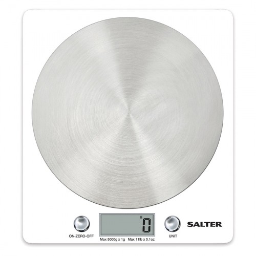 Salter 1036 WHSSDR Disc Electronic Digital Kitchen Scales - White image 2