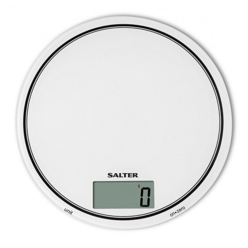 Salter 1080 WHDR12 Mono Electronic Digital Kitchen Scales - White image 2
