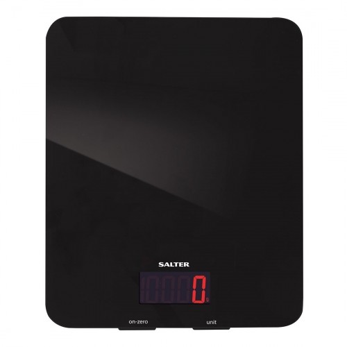 Salter 1150 BKDR 5kg Glass Electronic Kitchen Scales - Black image 2