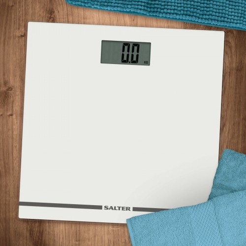 Salter 9205 WH3RLarge Display Glass Electronic Bathroom Scale - White image 3
