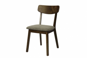Cushion seat chair MOROCCO WALNUT/TAUPE