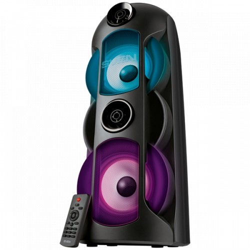 Speaker SVEN PS-720, black (80W, TWS, Bluetooth, FM, USB, microSD, LED-display, 2x4400mA*h) image 1