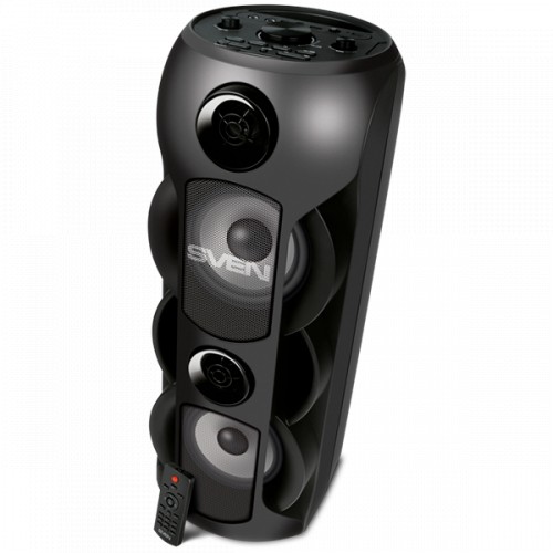 Speaker SVEN PS-720, black (80W, TWS, Bluetooth, FM, USB, microSD, LED-display, 2x4400mA*h) image 2
