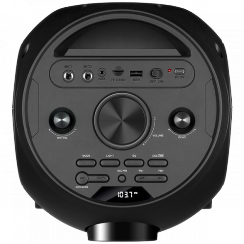Speaker SVEN PS-720, black (80W, TWS, Bluetooth, FM, USB, microSD, LED-display, 2x4400mA*h) image 4