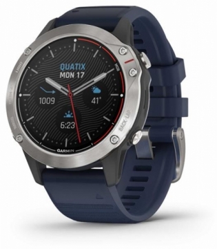 quatix 6, Gray w/ Captain Blue Band, GPS Watch, EMEA