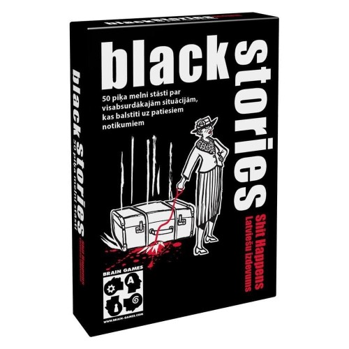 BRAIN GAMES Galda spēle Black Stories Shit Happens image 1