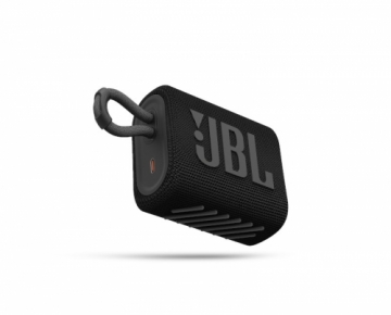 JBL ūdensizturīga portatīvā skanda JBL Go, melna - JBLGO3BLK