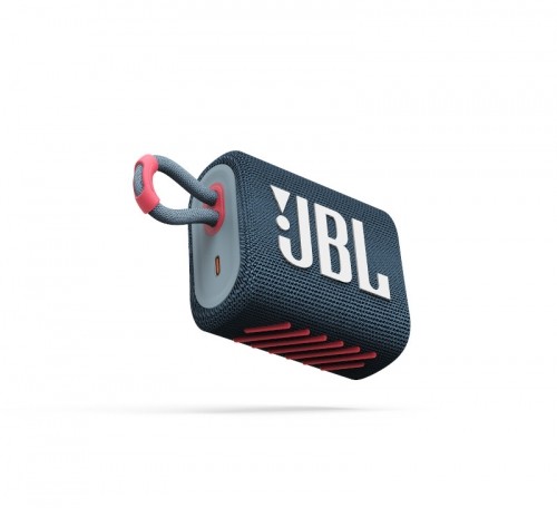 JBL ūdensizturīga portatīvā skanda JBL Go, tumši zila - JBLGO3BLUP image 3