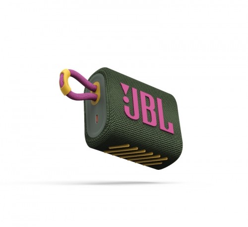 JBL ūdensizturīga portatīvā skanda JBL Go, zaļa - JBLGO3GRN image 2