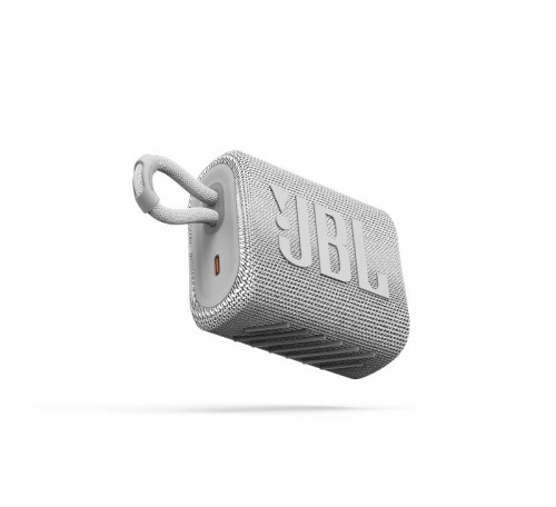 JBL ūdensizturīga portatīvā skanda JBL Go, balta - JBLGO3WHT image 1