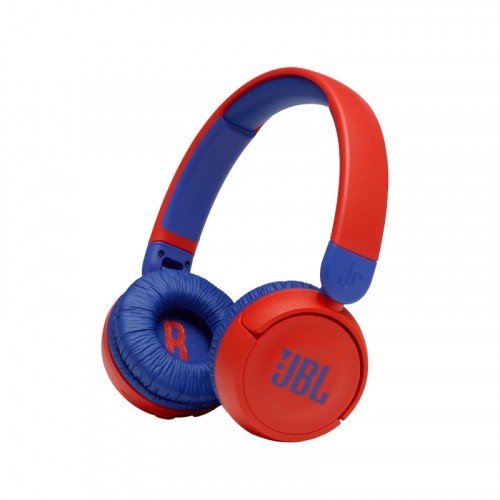 JBL on-ear austiņas ar Bluetooth bērniem, sarkanas ar zilu - JBLJR310BTRED image 1