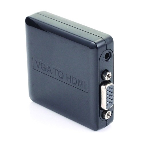 Extradigital Mini VGA+R/L to HDMI converter image 1