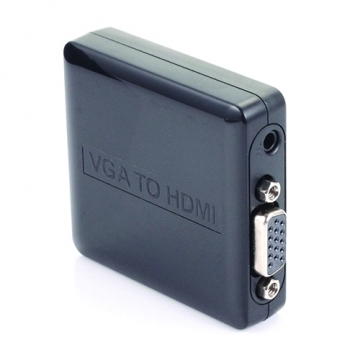 Extradigital Mini VGA+R/L to HDMI converter