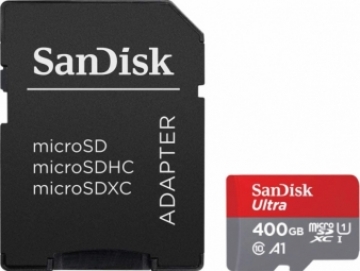 SanDisk Ultra 400GB MicroSDXC + Adapter