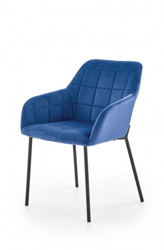 Halmar K305 chair dark blue image 1
