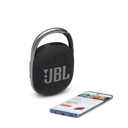 JBL ūdensizturīga portatīvā skanda ar karabīni, melna - JBLCLIP4BLK image 1