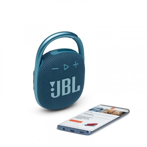 JBL ūdensizturīga portatīvā skanda ar karabīni, zila - JBLCLIP4BLU image 1