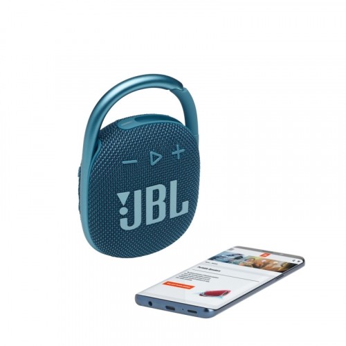 JBL ūdensizturīga portatīvā skanda ar karabīni, zila - JBLCLIP4BLU image 2