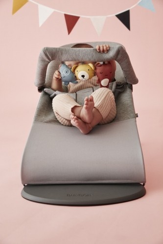 Babybjorn BABYBJÖRN šūpuļkrēsls Bliss Bundle Light Grey, 3D Jersey/toy image 2