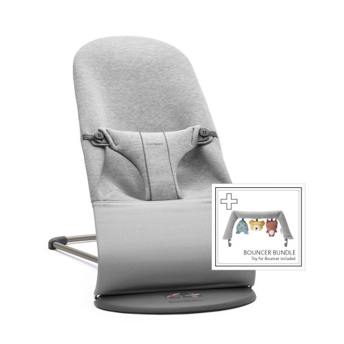 Babybjorn BABYBJÖRN šūpuļkrēsls Bliss Bundle Light Grey, 3D Jersey/toy image 3