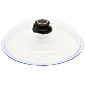 Glass Lid AMT Gastroguss 026EZ1L, lid knob with ventilation