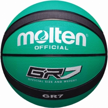 Баскетбольный мяч для тренировок MOLTEN BGR7-GK, резиновый размер 7