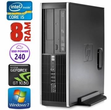 Hewlett-packard HP 8100 Elite SFF i5-750 8GB 240SSD GT1030 2GB DVD WIN7Pro